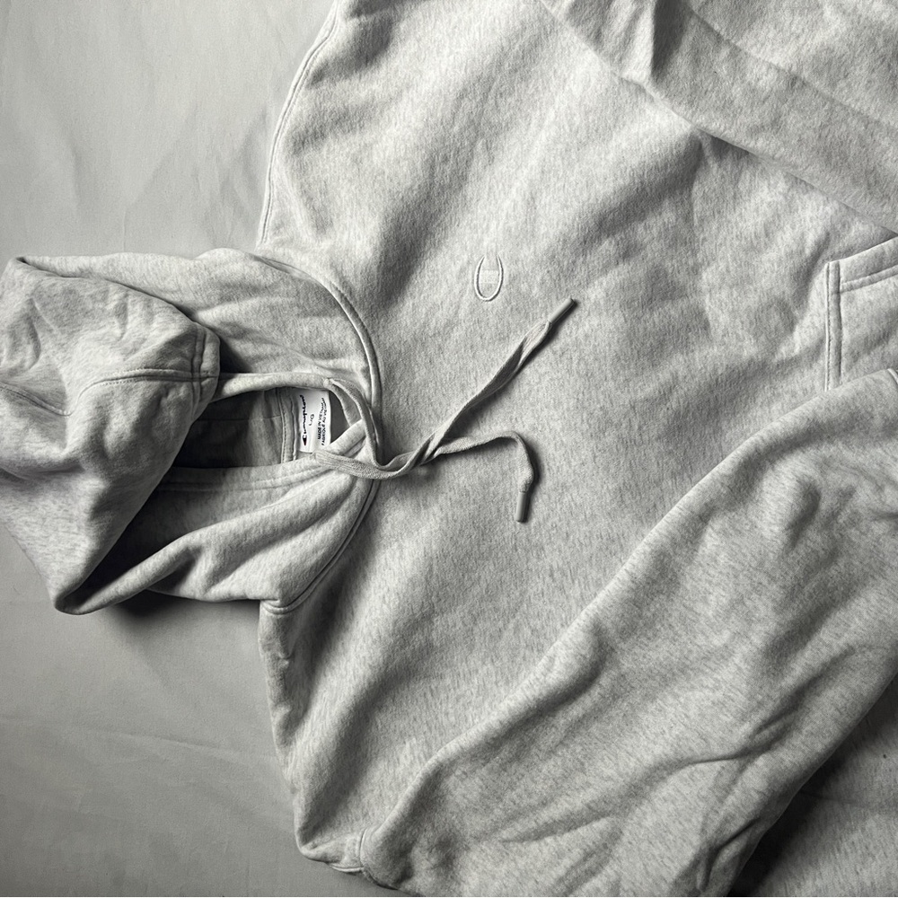 Champion Light Gray Pullover Hoodie
